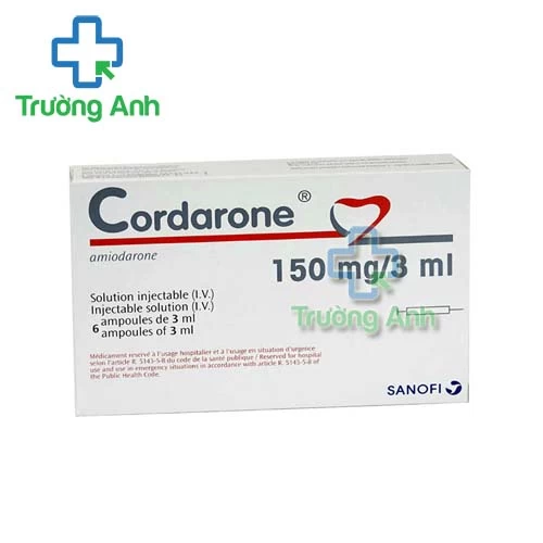 Cordarone 150mg/3ml Sanofi - Thuốc điều trị loạn nhịp