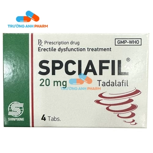 Thuốc Spciafil 20Mg - Hộp 2 vỉ x 2 viên