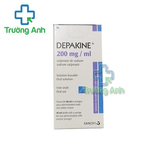Thuốc Depakine 200Mg/Ml - Hộp1 chai 40ml và 1 xy lanh có vạch chia liều để lấy thuốc