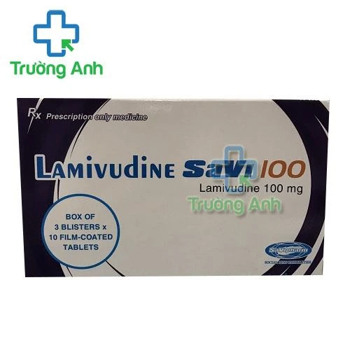 Thuốc Lamivudine Savi 100 Mg - Hộp 3 vỉ x 10 viên
