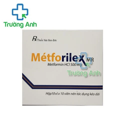Thuốc Metforilex Mr 500Mg -  Hộp 6 vỉ, 10 vỉ (vỉ 10 viên)