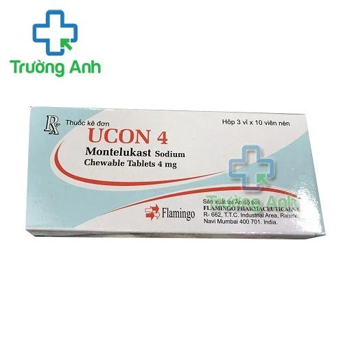 Thuốc Ucon 4 Mg - Hộp  3 vỉ x 10 viên