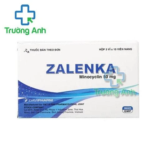 Thuốc Zalenka 50Mg - Hộp 3 vỉ x 10 viên