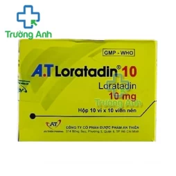 A.T Loratadin 10mg - Thuốc điều trị viêm mũi dị ứng