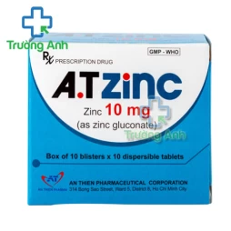 A.T Zinc 10mg (Atizinc) viên - Giúp bổ sung kẽm