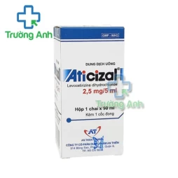 Aticizal 2,5mg/5ml An Thiên (chai 90ml) - Thuốc điều trị viêm mũi dị ứng