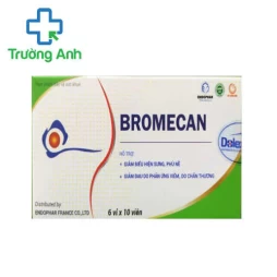 Bromecan Dolexphar - Hỗ trợ điều trị sưng, phù nề hiệu quả