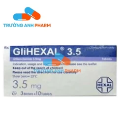 GliHexal Tab 3.5mg Hexal - Thuốc điều trị bệnh tiểu đường