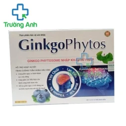 Thực Phẩm Bảo Vệ Sức Khỏe Ginkgo Phytos - Hộp 10 vỉ x 10 viên nang mềm