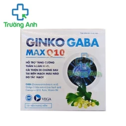 Thực Phẩm Bảo Vệ Sức Khỏe Ginko Gaba Max Q10 - Hộp 100 viên nang mềm
