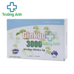 Thuốc Ginkgo 3000 - Hộp 6 vỉ 15 viên