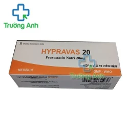 Thuốc Hypevas 20 Mg - Hộp 6 vỉ x 10 viên