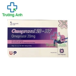 Thuốc Omeprazol 20-Hv - Hộp 10 vỉ x 10 viên