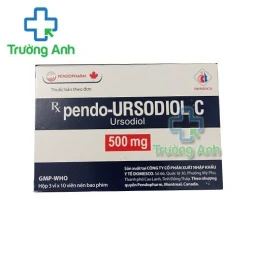 Thuốc Pendo-Ursodiol C 250Mg - Hộp 3 vỉ x 10 viên nén bao phim