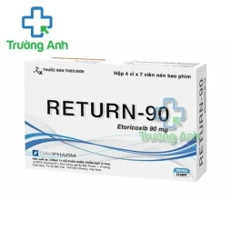 Thuốc Return 90Mg -  Hộp 4 vỉ x 7 viên