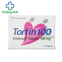 Thuốc Torfin 100 Mg - Hộp 1 vỉ x 4 viên