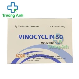 Thuốc Vinocyclin 50 Mg - Hộp 3 vỉ x 10 viên