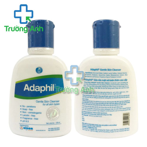 Adaphil 125ml - Sữa rửa mặt lành tính phù hợp với mọi loại da
