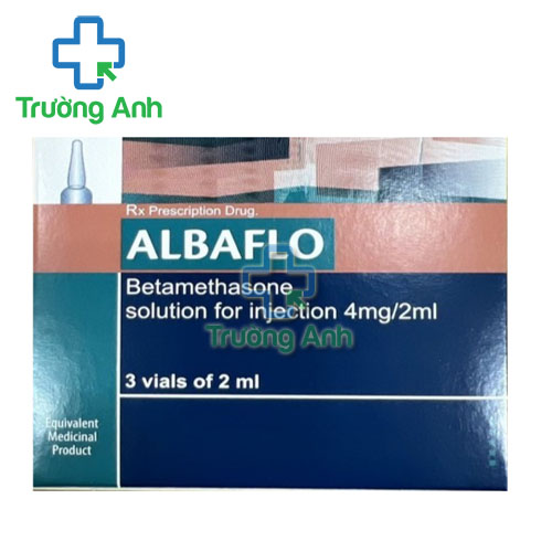 Albaflo - Thuốc tiêm điều trị viêm nhiễm, dị ứng, hen suyễn của Ý