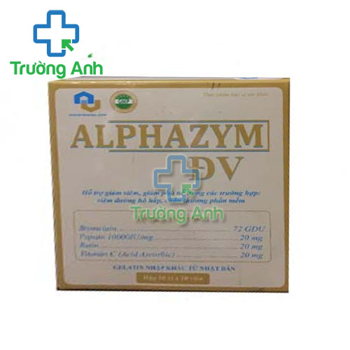 Alphazym ĐV - Sản phẩm hỗ trợ giảm các triệu chứng phù nề DP Đức Việt