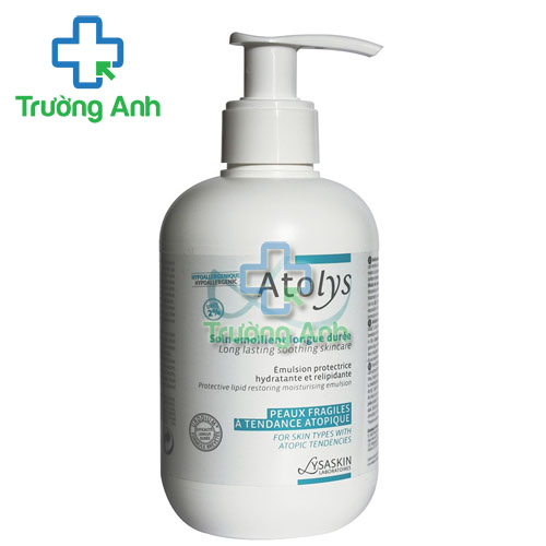 Atolys Soin Emollient 200ml - Sữa dưỡng ẩm, hỗ trợ điều trị viêm da cơ địa Pháp