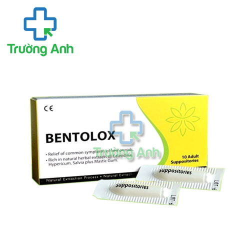 Bentolox Benostan (viên đặt) - Hỗ trợ điều trị phục hồi bệnh trĩ