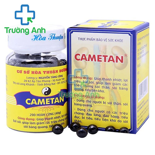 Cametan-Sản phẩm thanh nhiệt, lợi tiểu, hỗ trợ điều trị sỏi đường