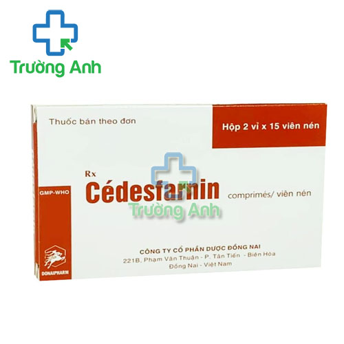 Cédesfarnin - Thuốc điều trị dị ứng đường hô hấp, dị ứng da
