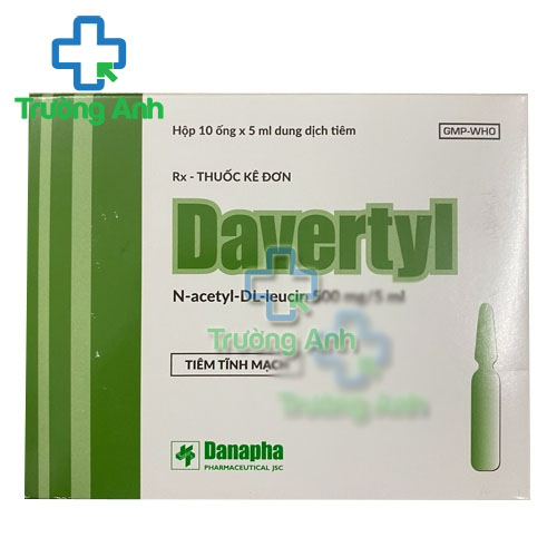 Davertyl 500mg/5ml - Thuốc tiêm điều trị chóng mặt Danapha