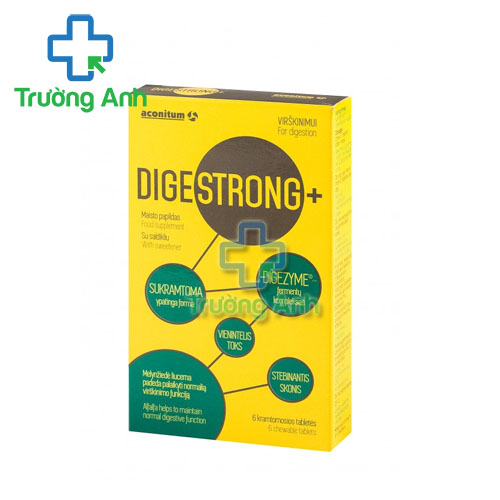 Digestrong+ - Viên uống hỗ trợ bổ sung men tiêu hóa của UAB 