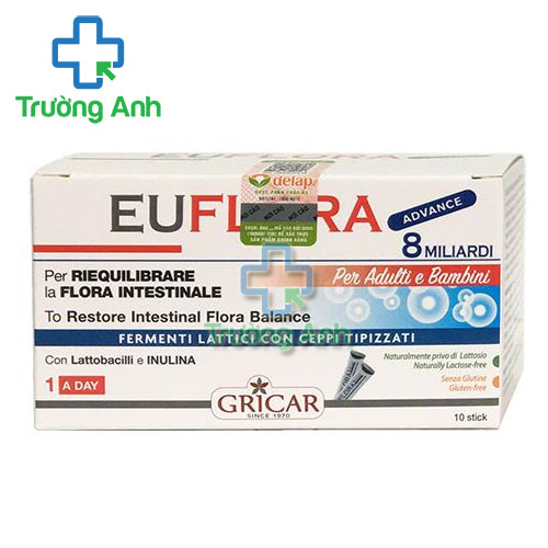 Euflora 8 Miliardi Advance Gricar - Cốm hỗ trợ tiêu hoá từ Ý