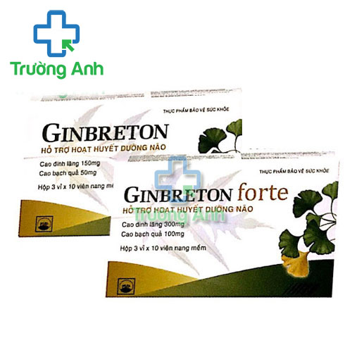 Ginbreton Pymepharco - Sản phẩm tăng cường tuần hoàn não