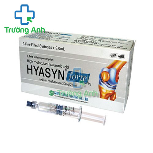 Hyasyn Forte 20mg/2ml - Thuốc điều trị viêm khớp gối Hàn Quốc
