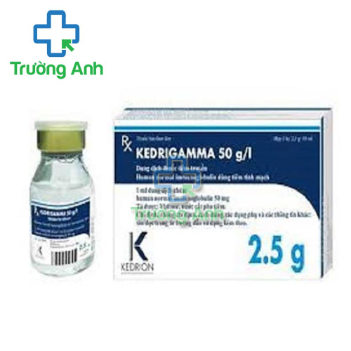 Kedrigamma 5g/100ml - Thuốc điều trị hội chứng suy giảm miễn dịch nguyên phát