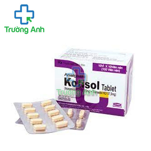 Kotisol Withus - Thuốc uống giảm đau từ vừa đến nặng hiệu quả