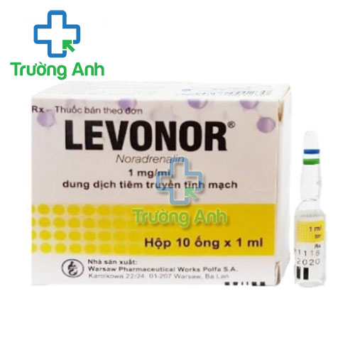 Levonor 1mg/1ml Polfa Warszawa - Thuốc điều trị giảm huyết áp động mạch 