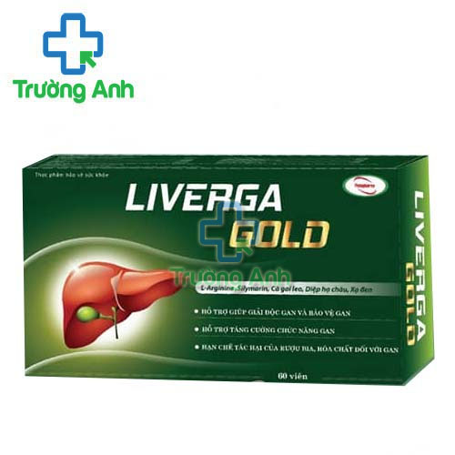 Liverga Gold - Viên uống mát gan, thanh nhiệt, giải độc hiệu quả