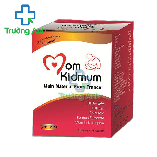 Mom Kidmum Viphaco - Bổ sung các vitamin và khoáng chất cho phụ nữ mang thai