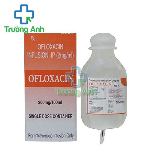 Ofloxacin 200mg/100ml Yuria-Pharm - Thuốc tiêm truyền điều trị nhiễm khuẩn