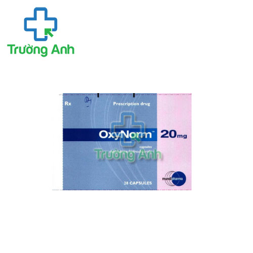 Thuốc giảm đau OxyNorm 20mg Mundipharma (viên) - Hộp 14 viên