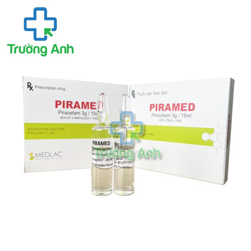 Piramed 3g/15ml Medlac - Thuốc điều trị đột quỵ, suy giảm trí nhớ hiệu quả