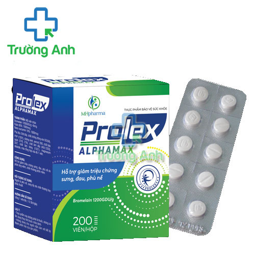Prolex Alphamax - VIên uống hỗ trợ giảm đau, phù nề của DP Phương Đông