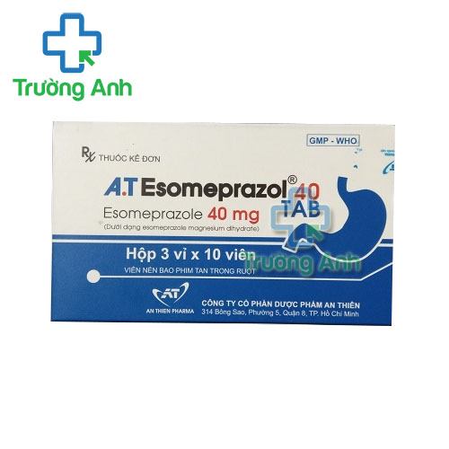 Thuốc A.t Esomeprazol 40 Tab -  							Công ty Cổ phần Dược phẩm An Thiên 						