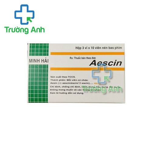 Thuốc Aescin 40Mg - Hộp 3 vỉ x 10 viên