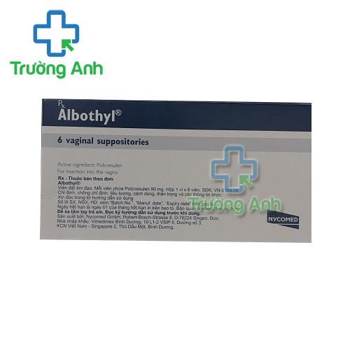 Thuốc Albothyl 90Mg -   Hộp 1 vỉ có 6 viên.