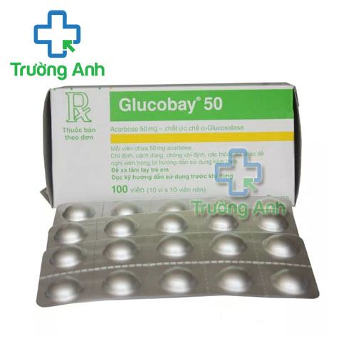 Thuốc Glucobay 50 - Hộp 10 vỉ x 10 viên