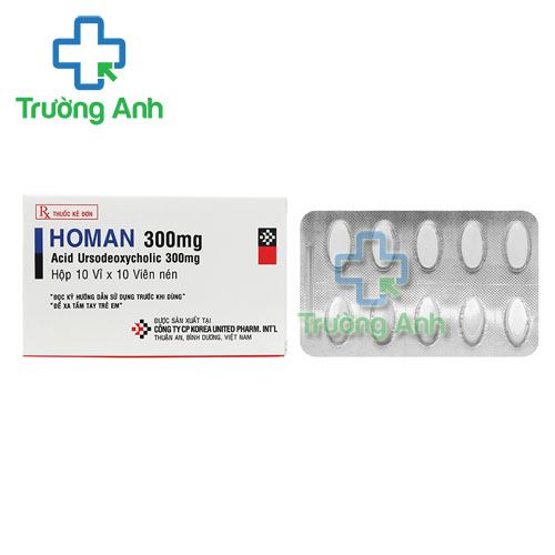 Thuốc Homan 300Mg - Hộp 3 vỉ x 10 viên