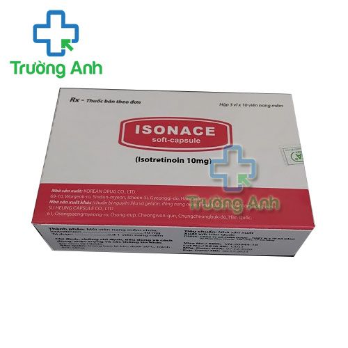 Thuốc Isonace 10Mg -  Hộp 3 vỉ x 10 viên