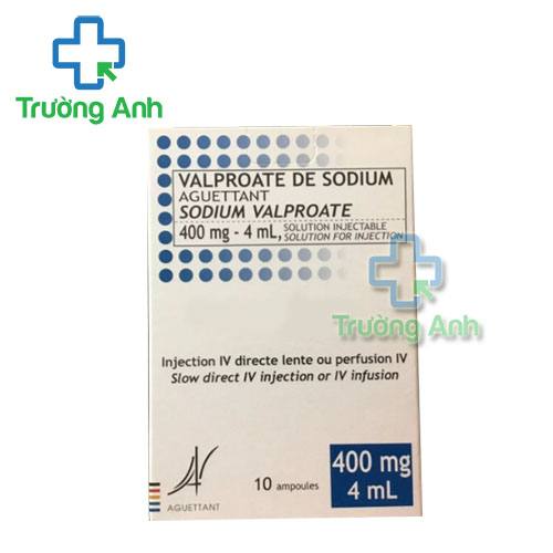 Thuốc Sodium Valproate Aguettant 400Mg/4Ml -  Hộp 10 ống x 4ml dung dịch tiêm