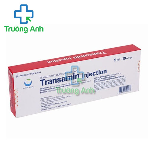 Trenzamin 500mg inj - Thuốc phòng ngừa, điều trị xuất huyết 